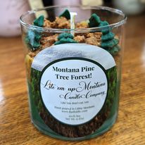 Montana Pine Tree Forest Candle